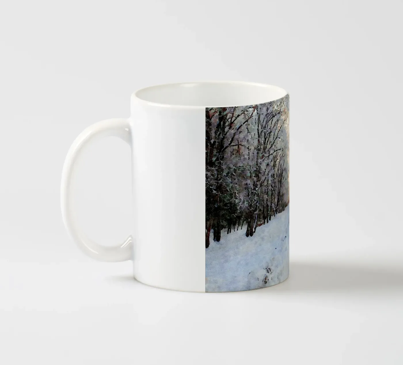 Winter ceramic mug by Massimo Frascogna