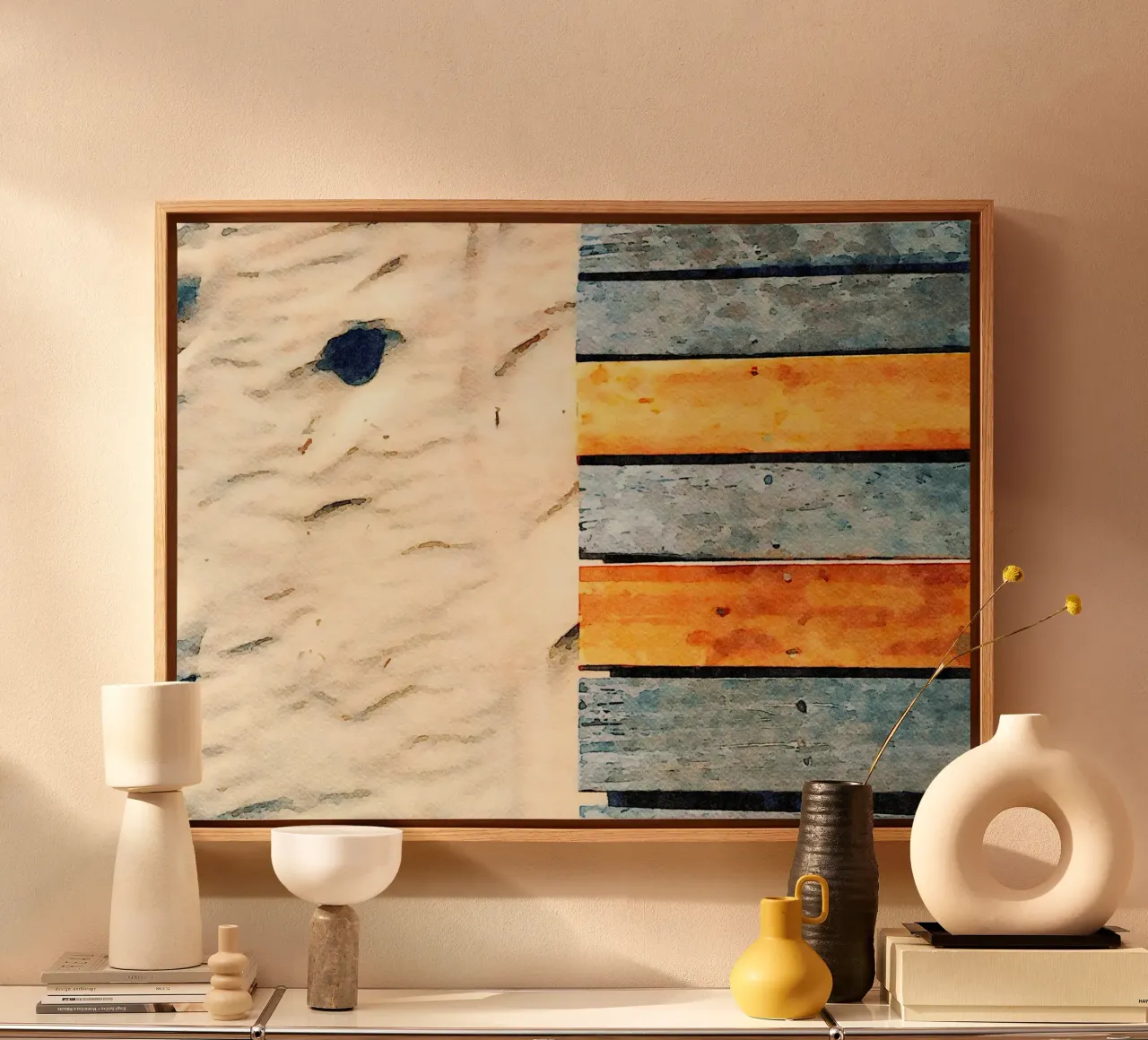 Buzzer canvas by Massimo Frascogna