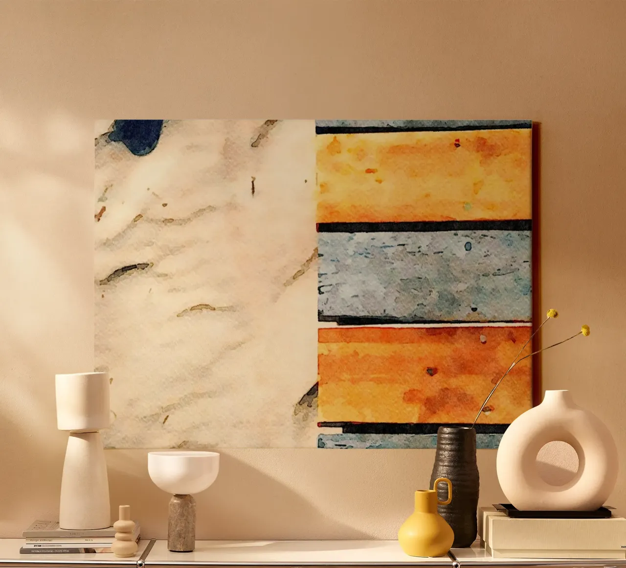 Buzzer canvas by Massimo Frascogna