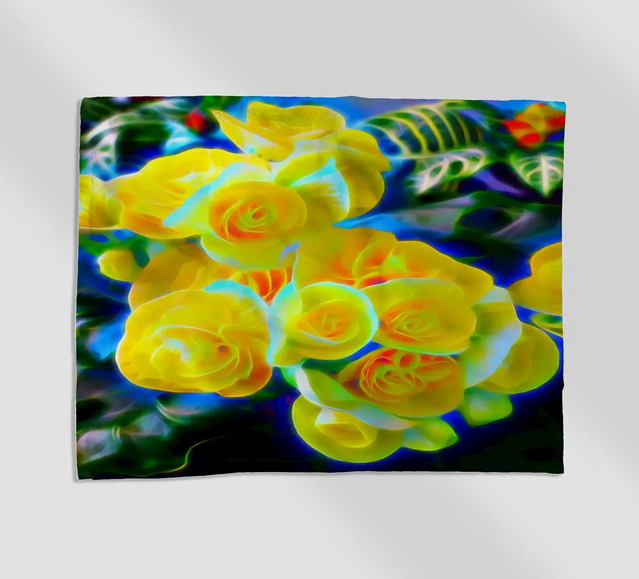 Fiori gialli telo mare da Massimo Frascogna