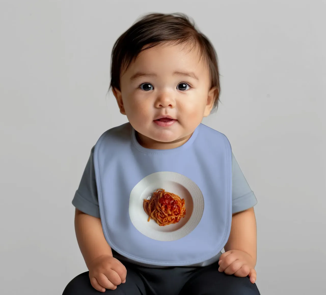 Spaghetti Babylätzchen von Massimo Frascogna