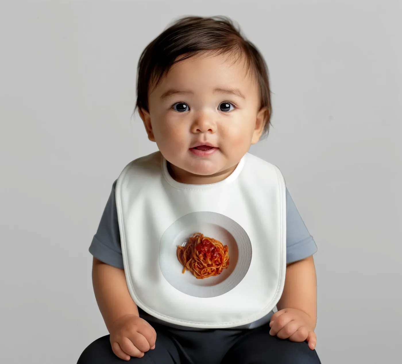 Spaghetti Babylätzchen von Massimo Frascogna