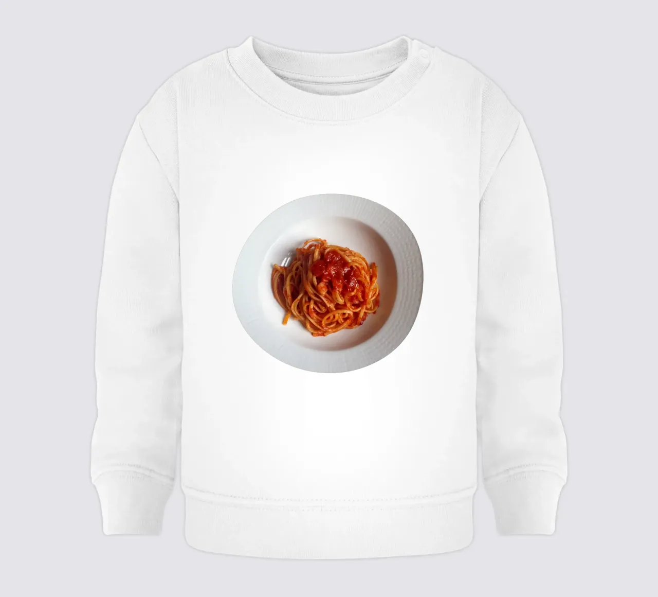 Spaghetti felpa neonato da Massimo Frascogna