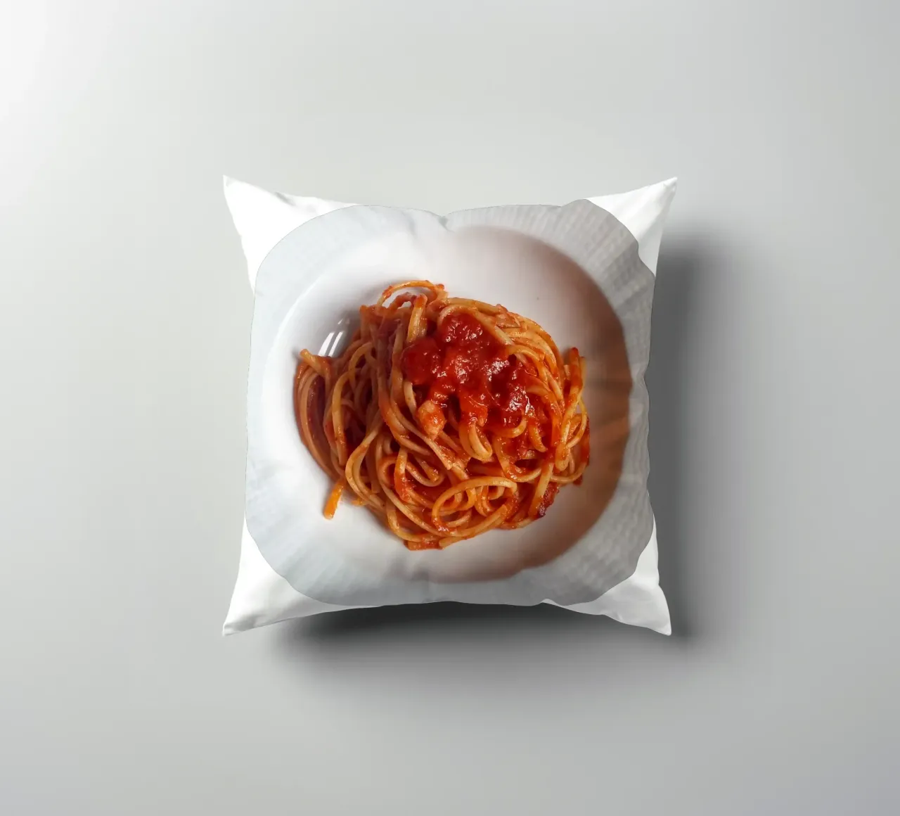 Spaghetti cuscino da Massimo Frascogna