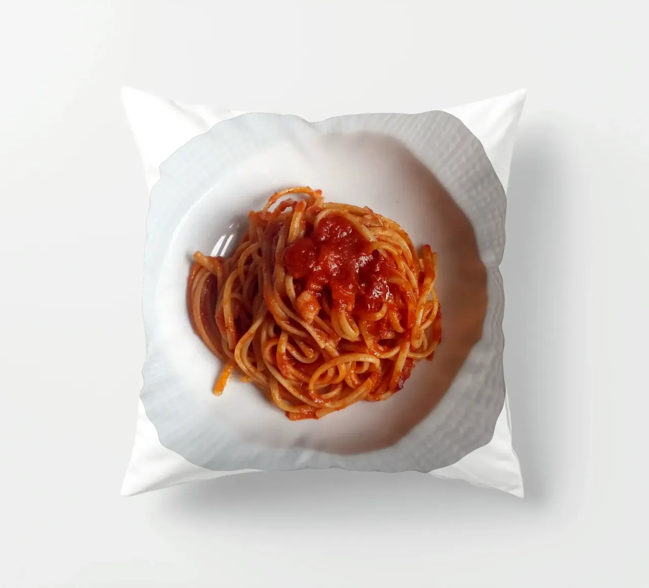 Spaghetti cuscino da Massimo Frascogna