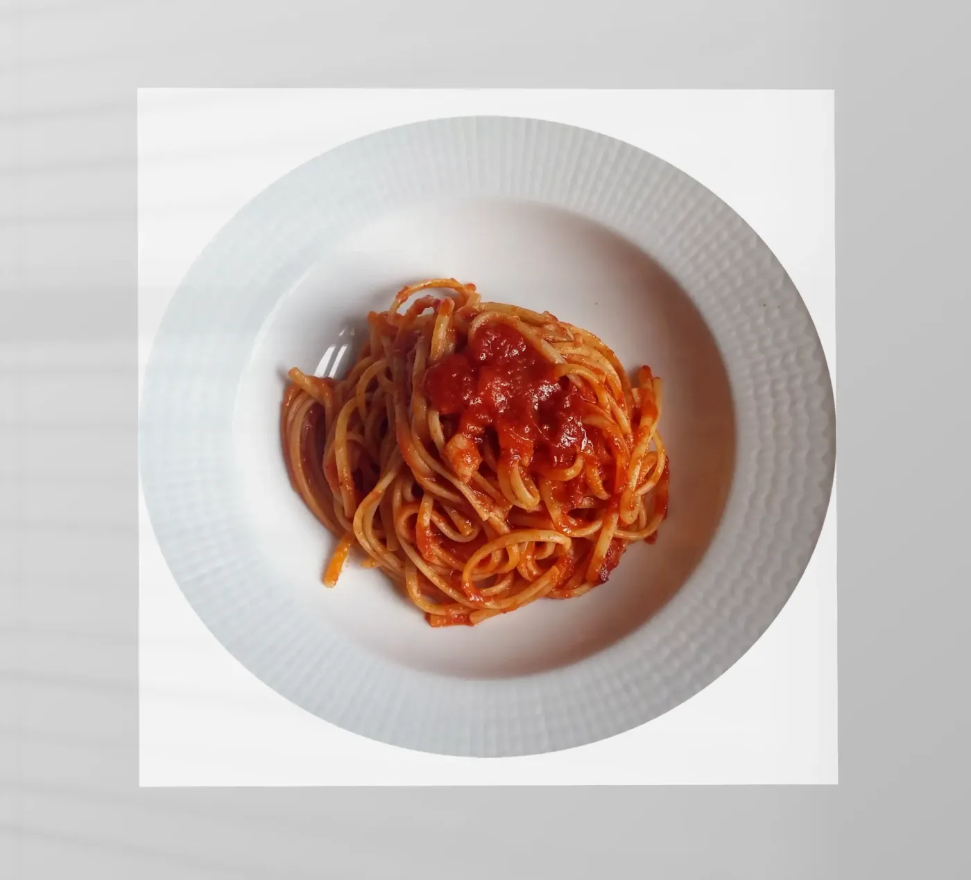 Spaghetti pellicola backlit da Massimo Frascogna