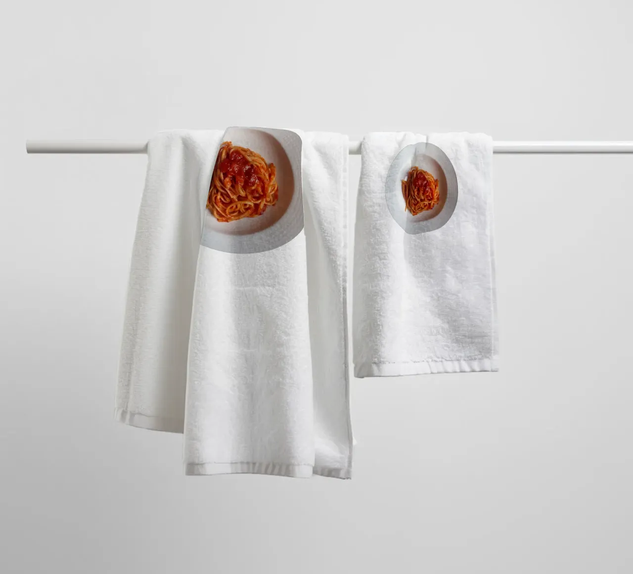 Spaghetti towel by Massimo Frascogna
