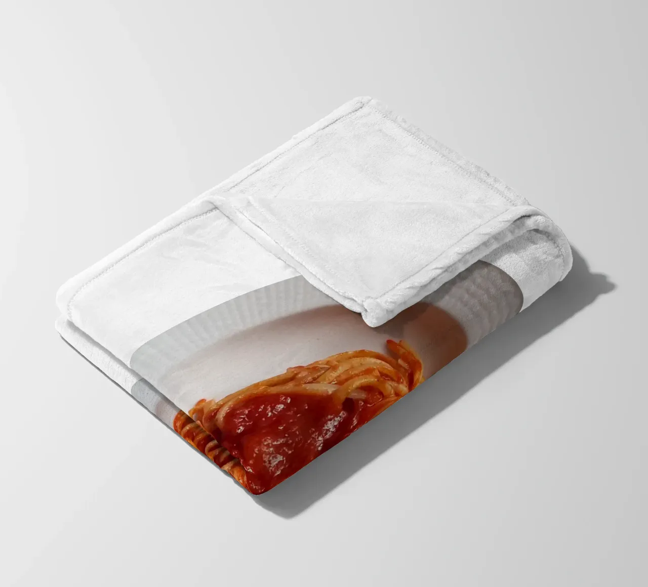 Spaghetti Fleecedecke von Massimo Frascogna