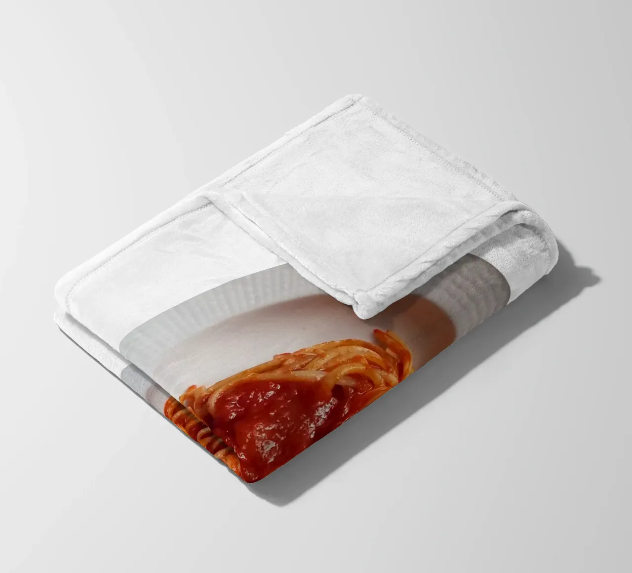 Spaghetti Fleecedecke von Massimo Frascogna