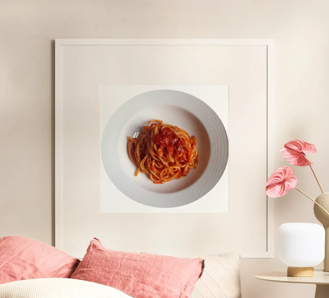 Spaghetti Poster von Massimo Frascogna