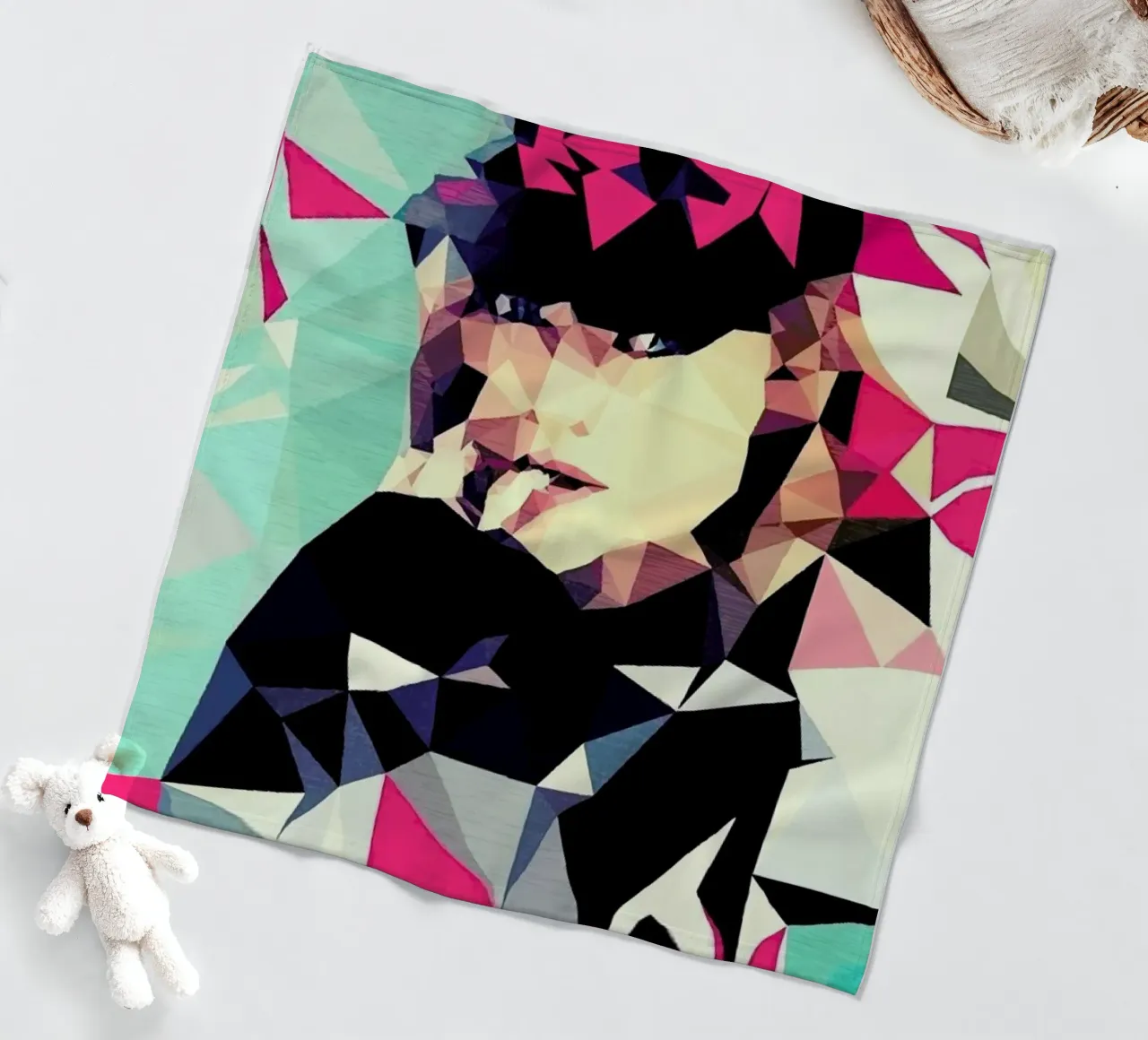 Multicolor fleecedeken van Mayka ienova