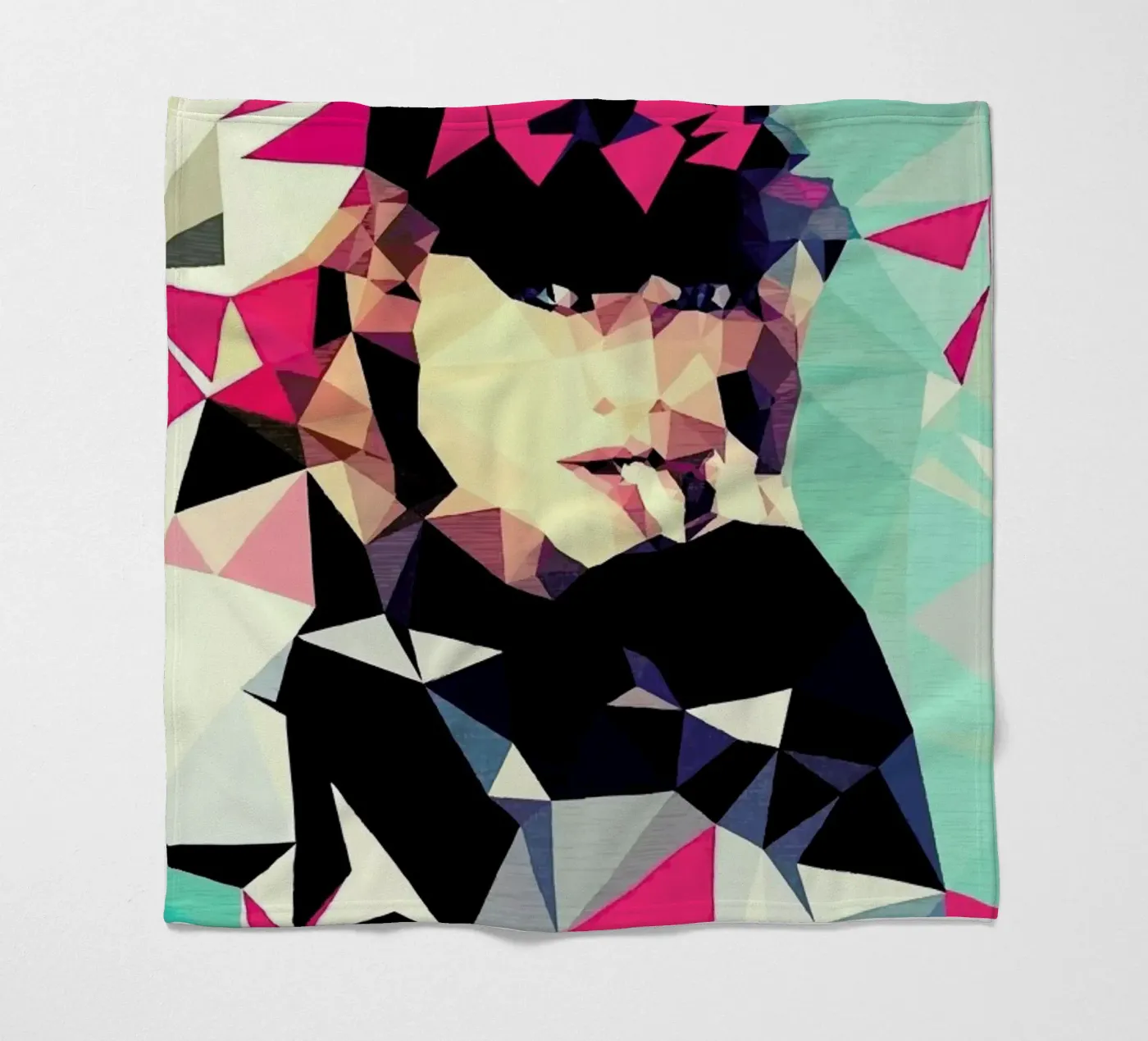 Multicolor fleece blanket by Mayka ienova