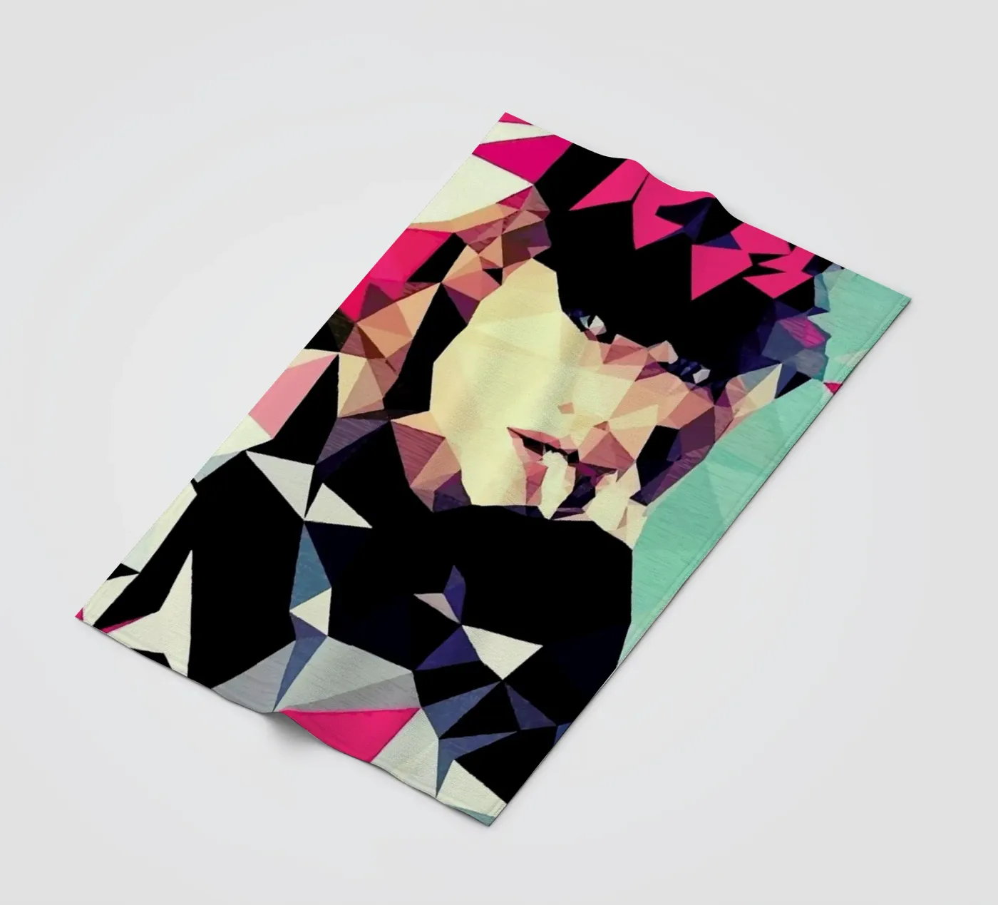 Multicolor fleece blanket by Mayka ienova