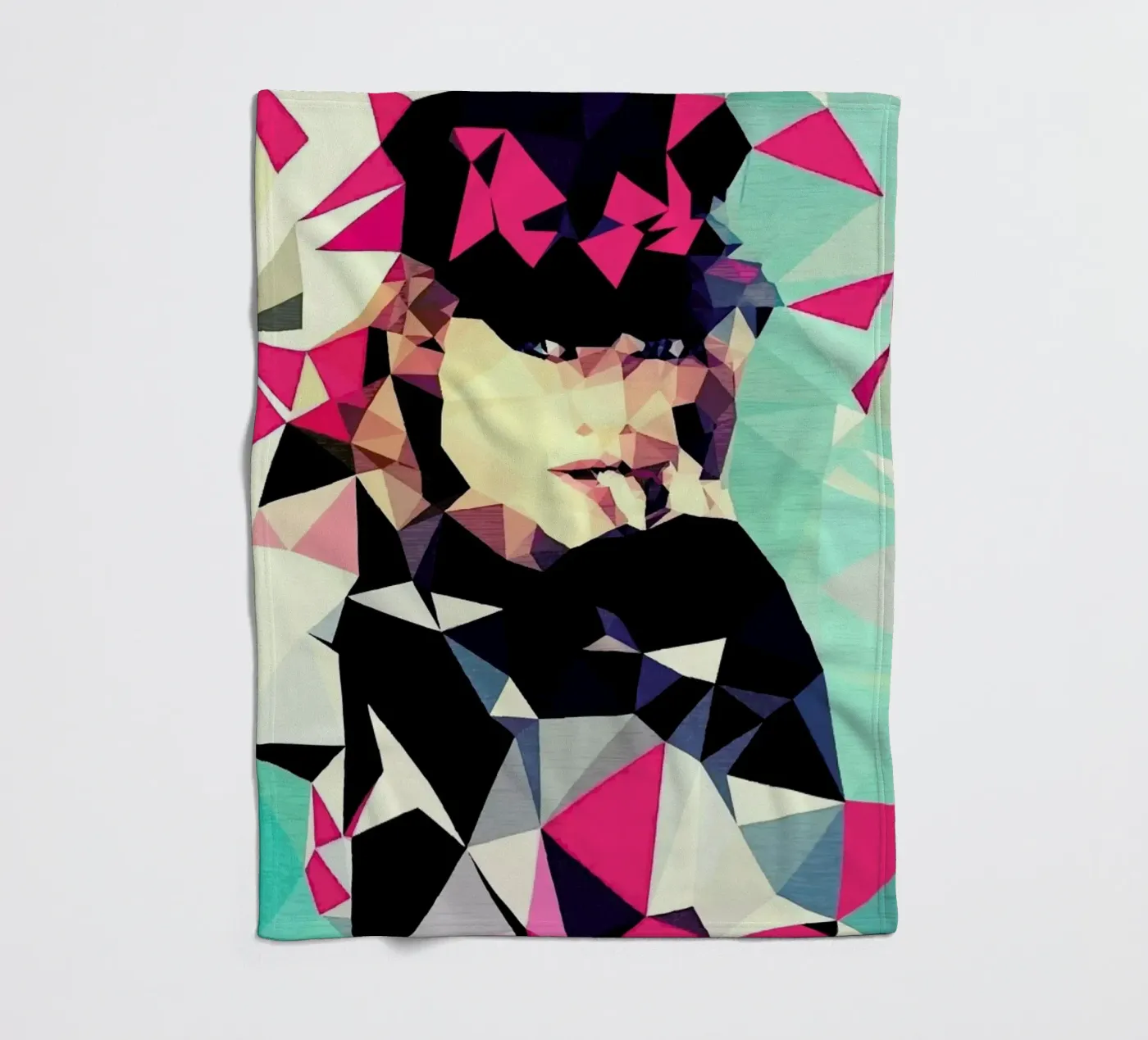 Multicolor fleece blanket by Mayka ienova