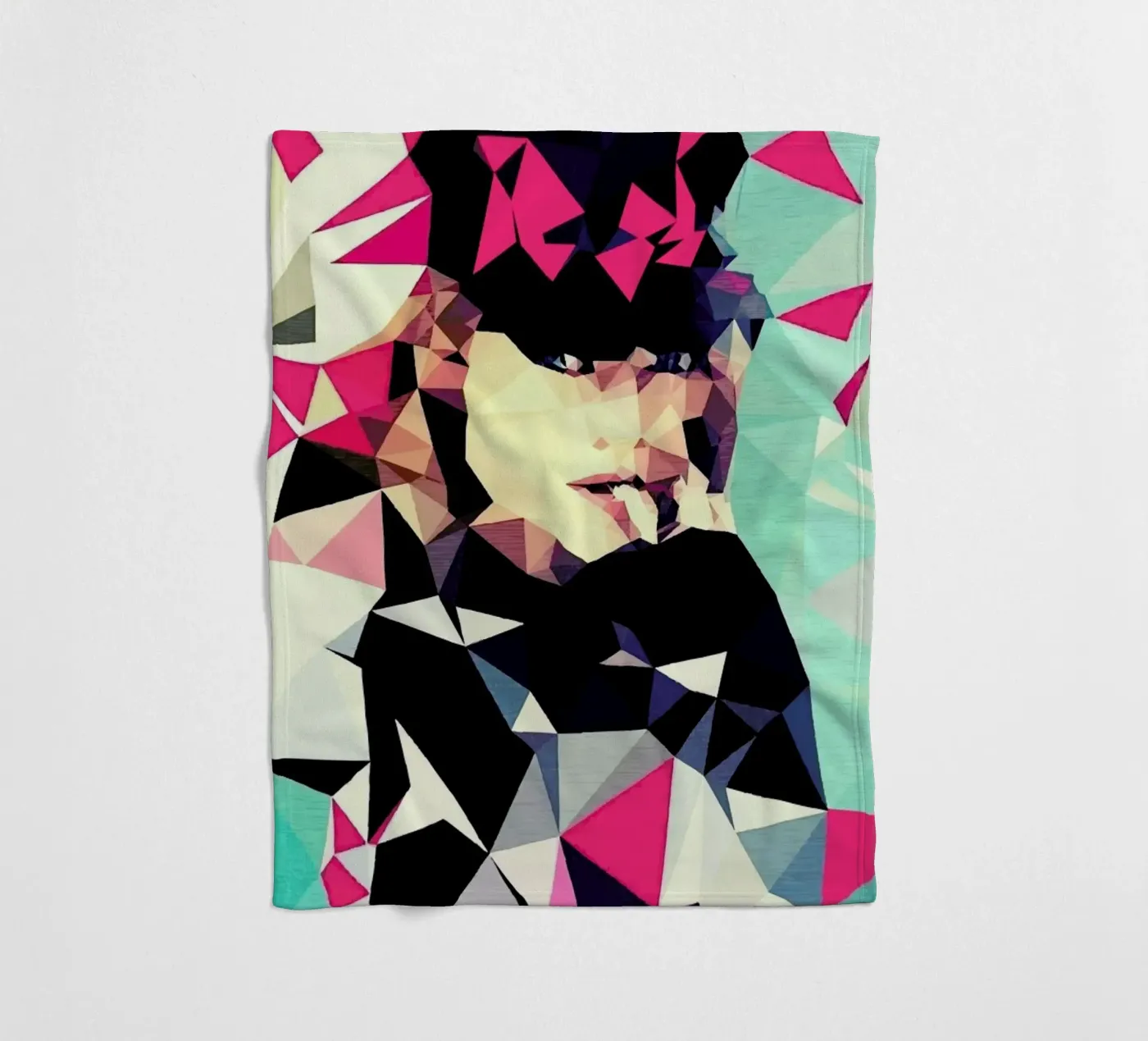 Multicolor fleece blanket by Mayka ienova