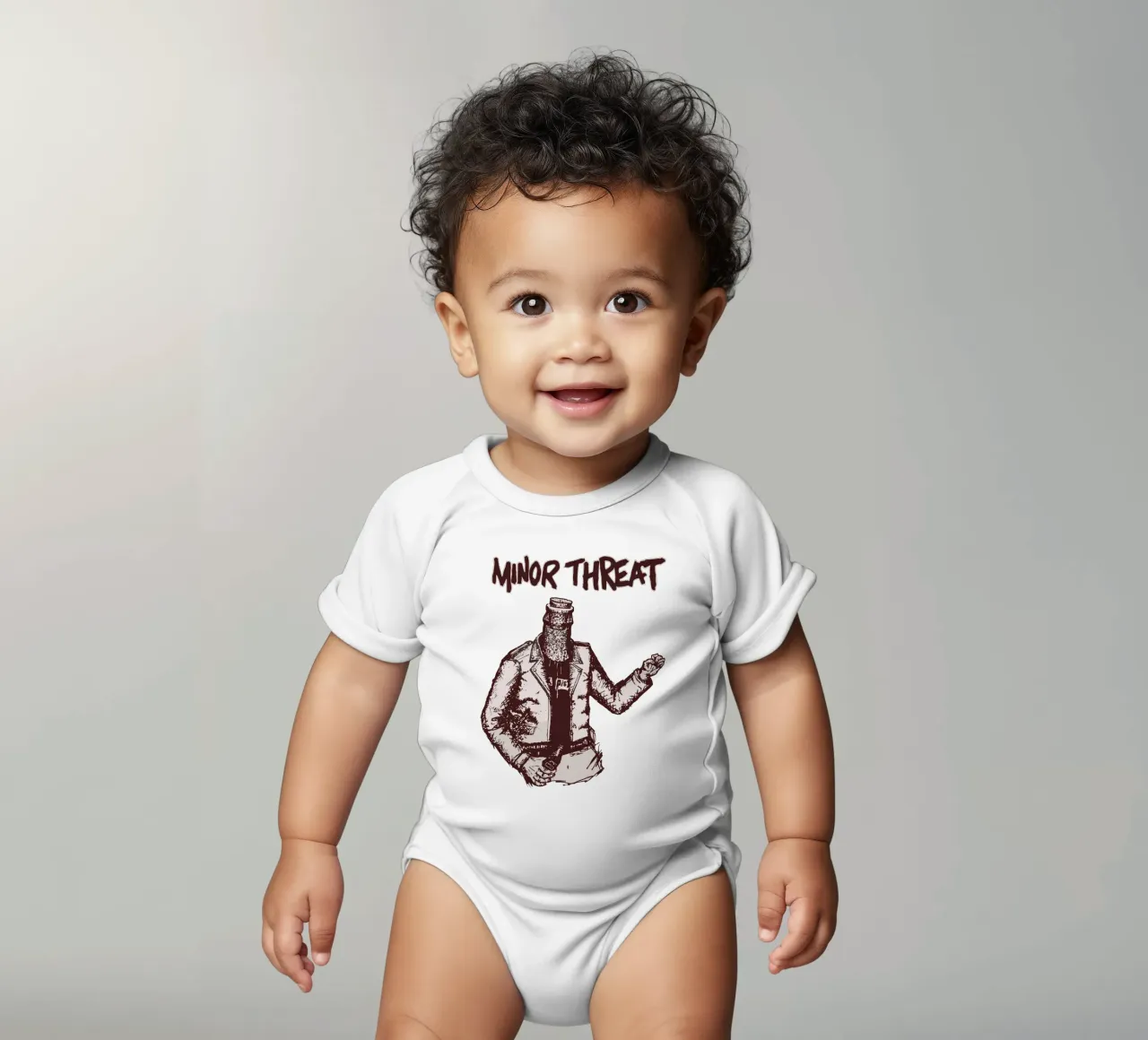 Gewalt in Flaschen Kurzarm Babybody von Jason Lavelle