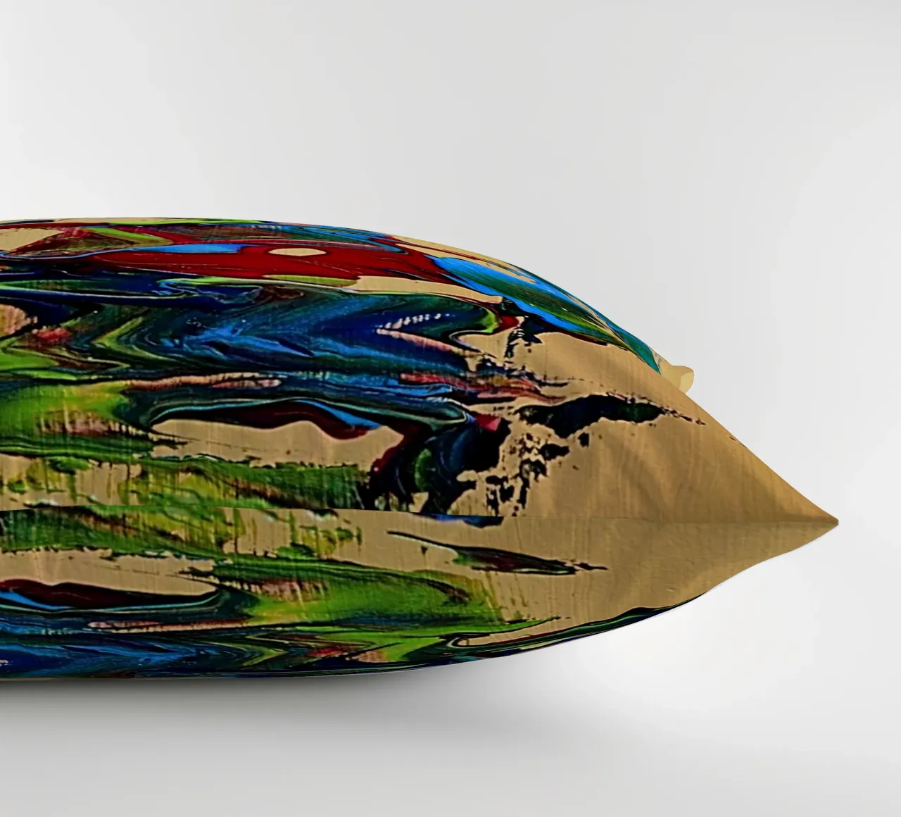 MESSAGE FROM THE HEART 10. cuscino da Thierry Vobmann Abstract painting