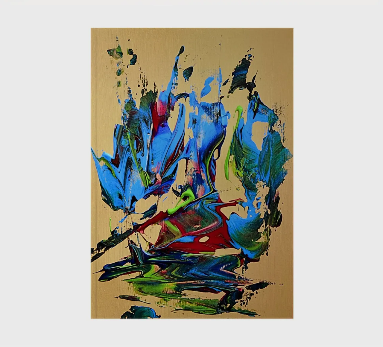 MESSAGE FROM THE HEART 10. diario da Thierry Vobmann Abstract painting