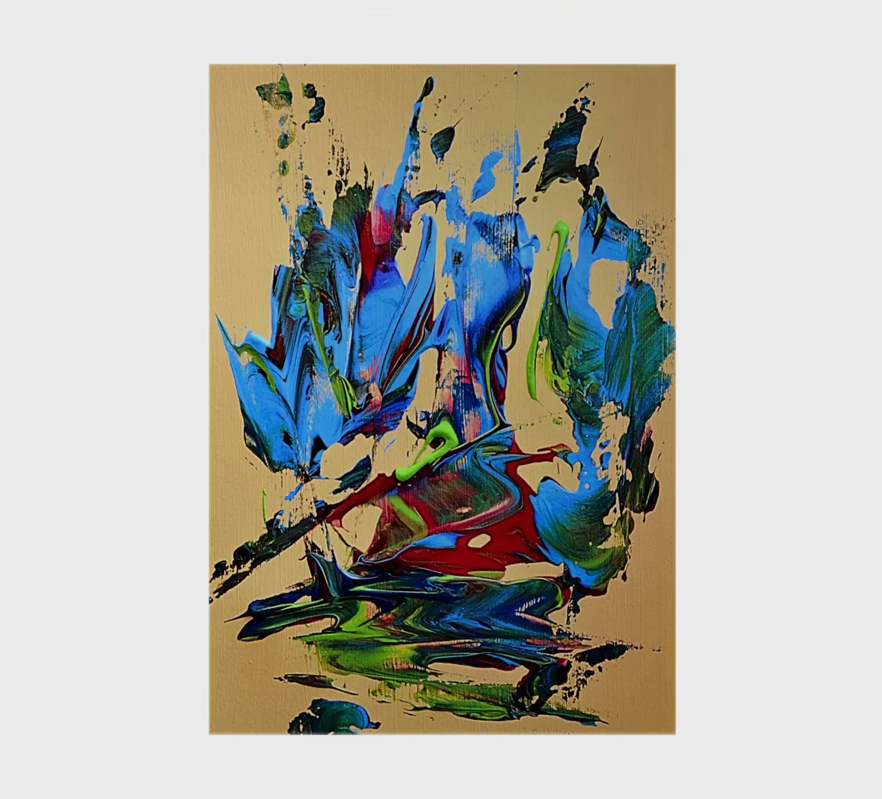 MESSAGE FROM THE HEART 10. diario da Thierry Vobmann Abstract painting
