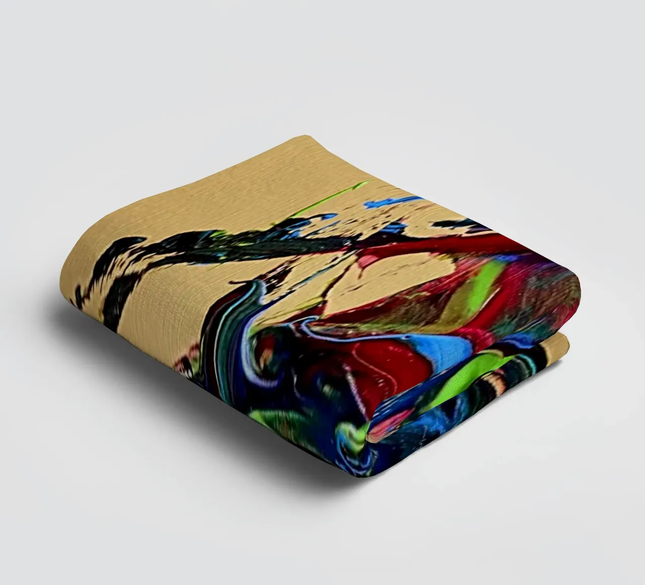 MESSAGE FROM THE HEART 10. asciugamano da bagno da Thierry Vobmann Abstract painting