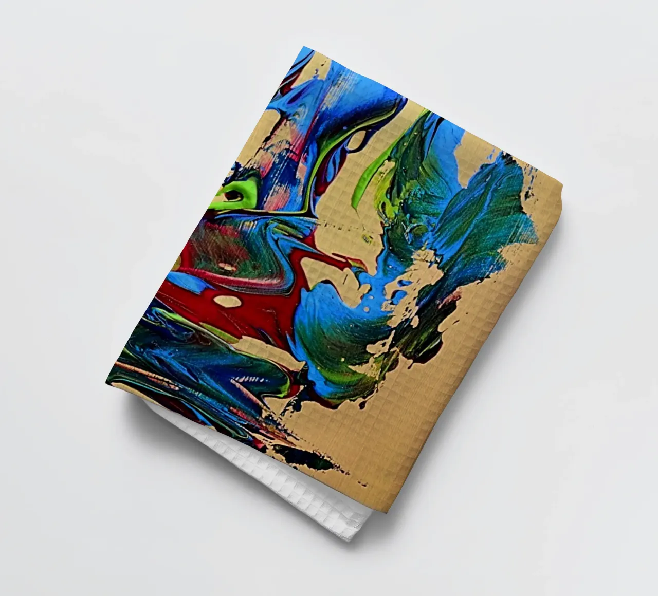 MESSAGE FROM THE HEART 10. canovaccio da cucina da Thierry Vobmann Abstract painting