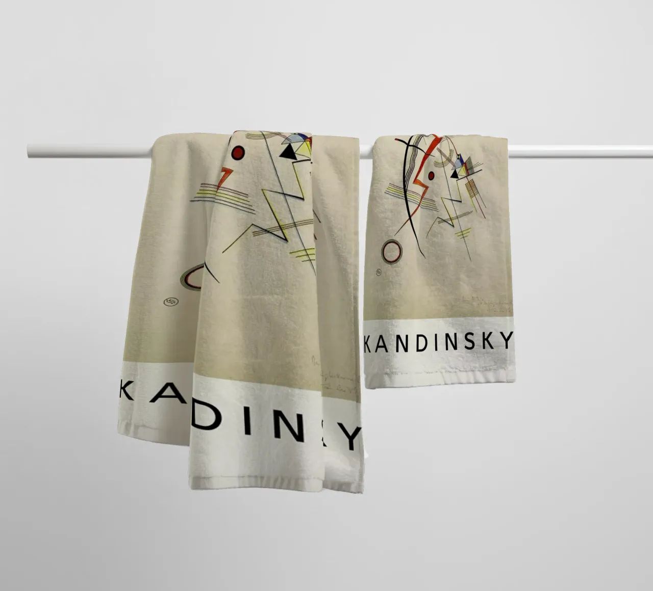 Kandinsky - Annual Gift for the Kandinsky Society towel by ARTOTHEK