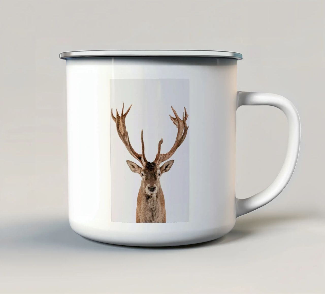 Reindeer tazza in smalto da Paws & Claws