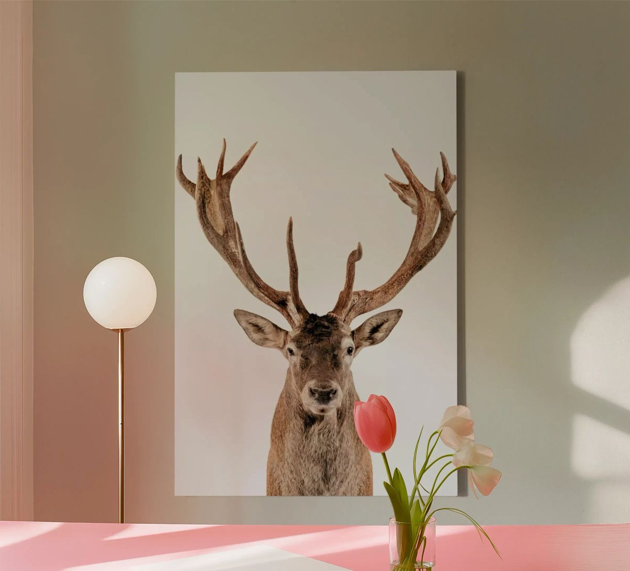 Reindeer Leinwand von Paws & Claws