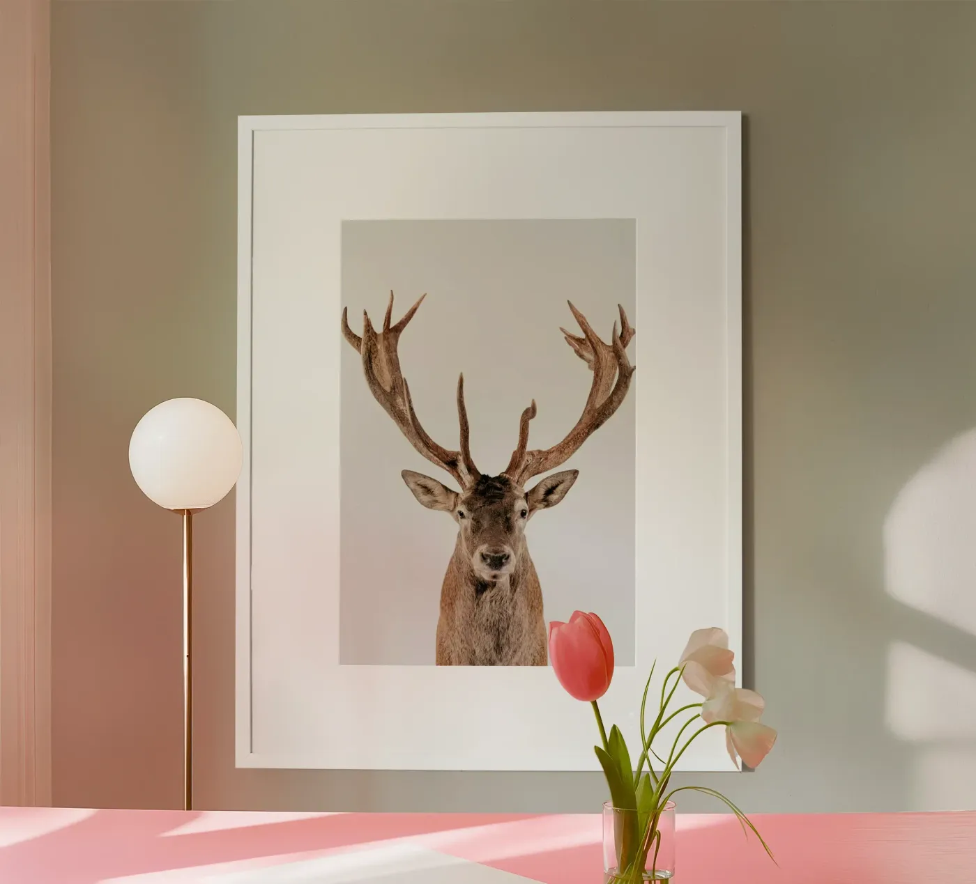 Reindeer poster by Paws & Claws