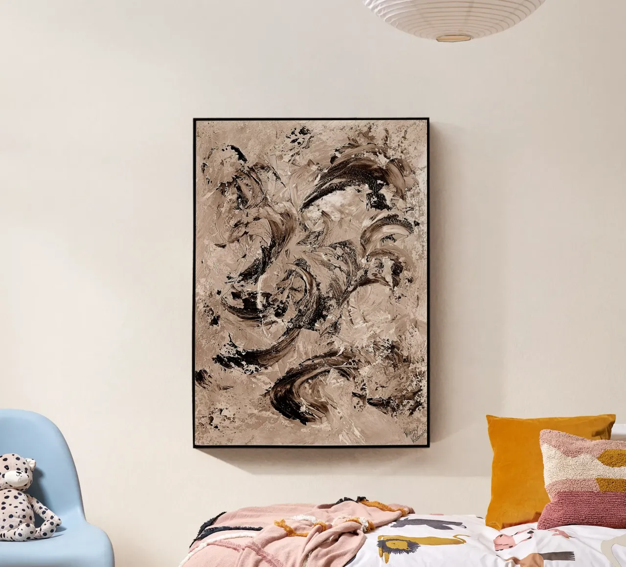 SEPIA 54 plexiglass da Thierry Vobmann Abstract painting