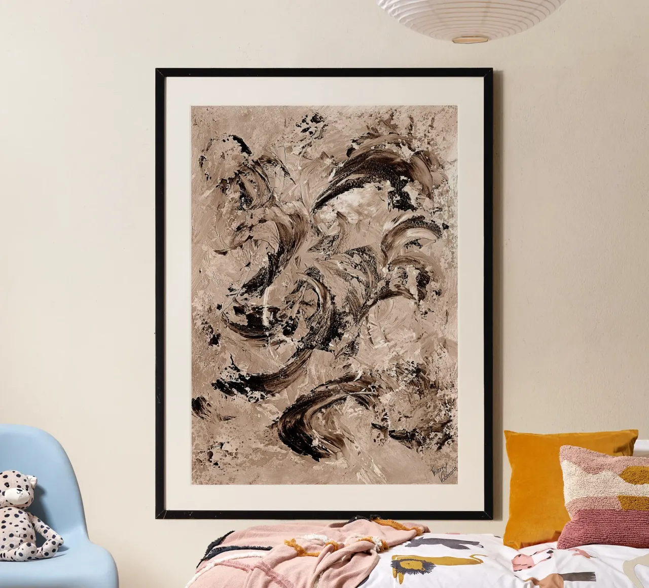 SEPIA 54 poster da Thierry Vobmann Abstract painting