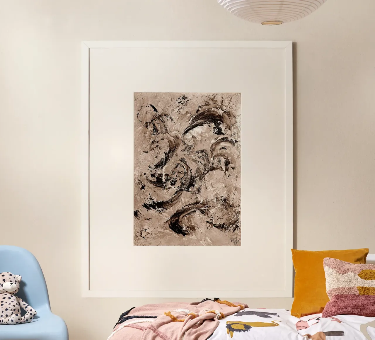 SEPIA 54 poster da Thierry Vobmann Abstract painting