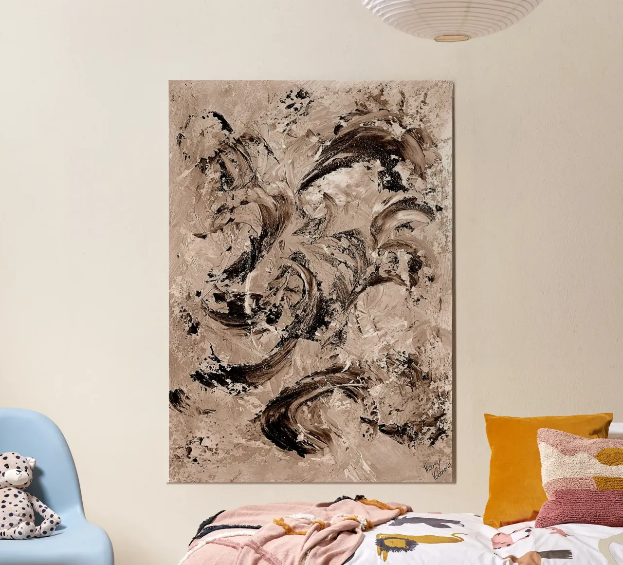 SEPIA 54 poster da Thierry Vobmann Abstract painting