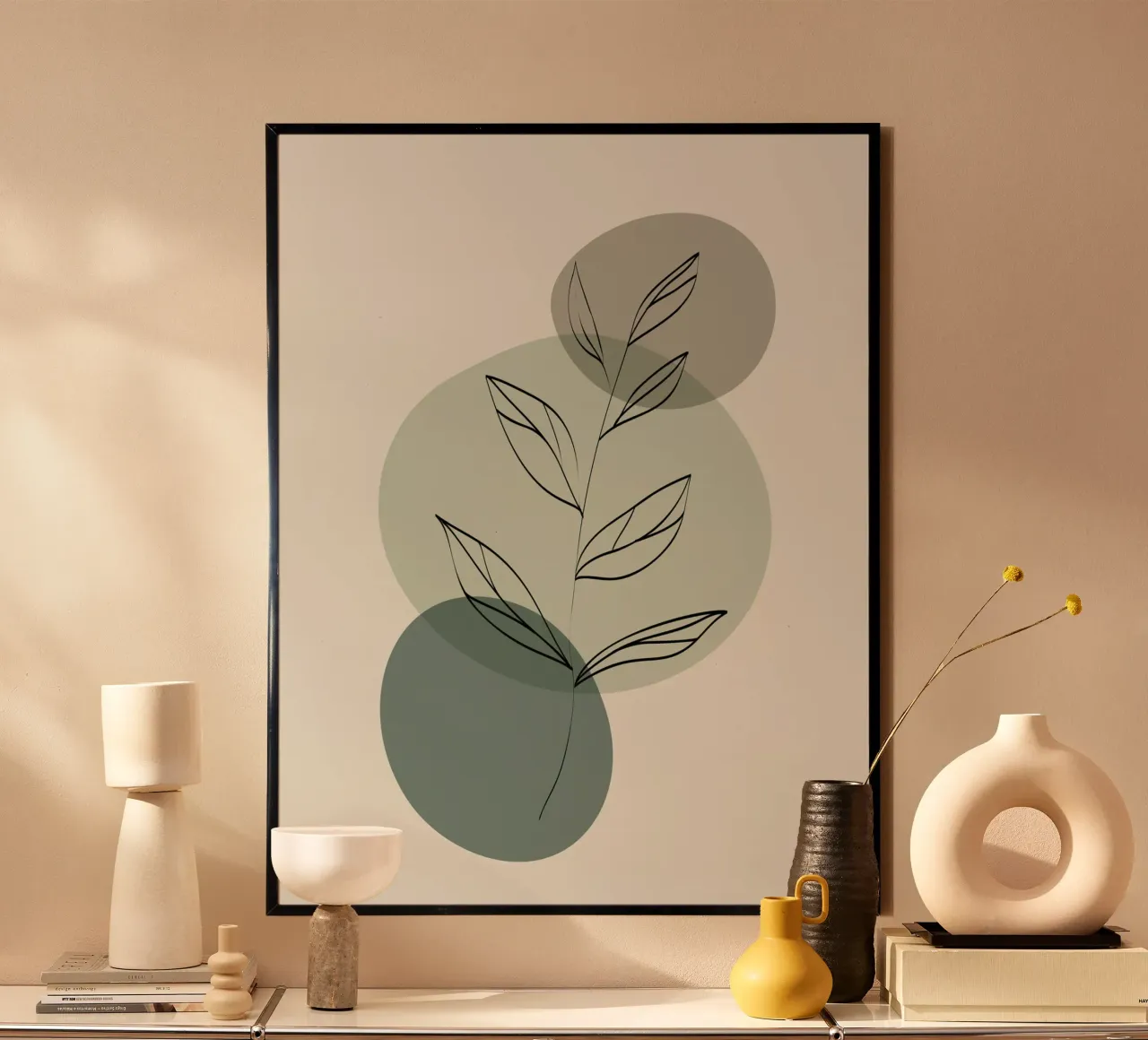 Minimalistische Blume II Hahnemühle von 🎁 ARTVI-SHOP