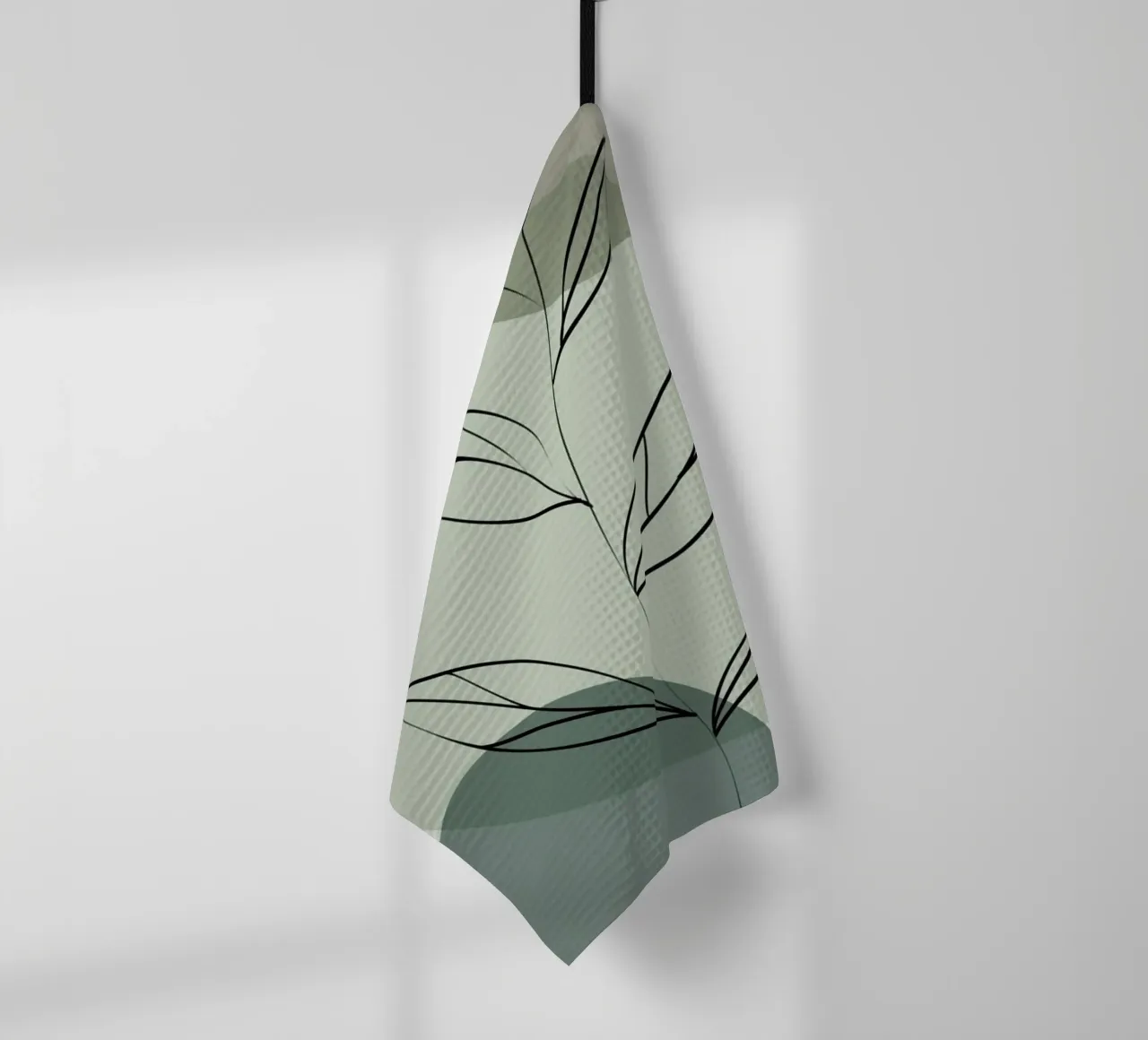 fleur minimaliste II torchon de 🎁 ARTVI-SHOP
