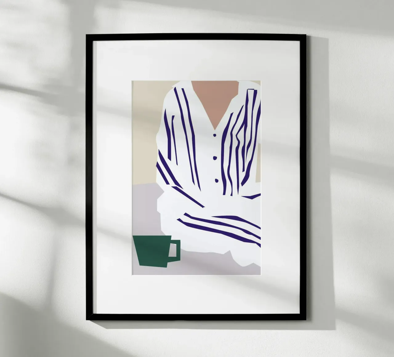 PJ poster con telaio in legno da Helena Ravenne