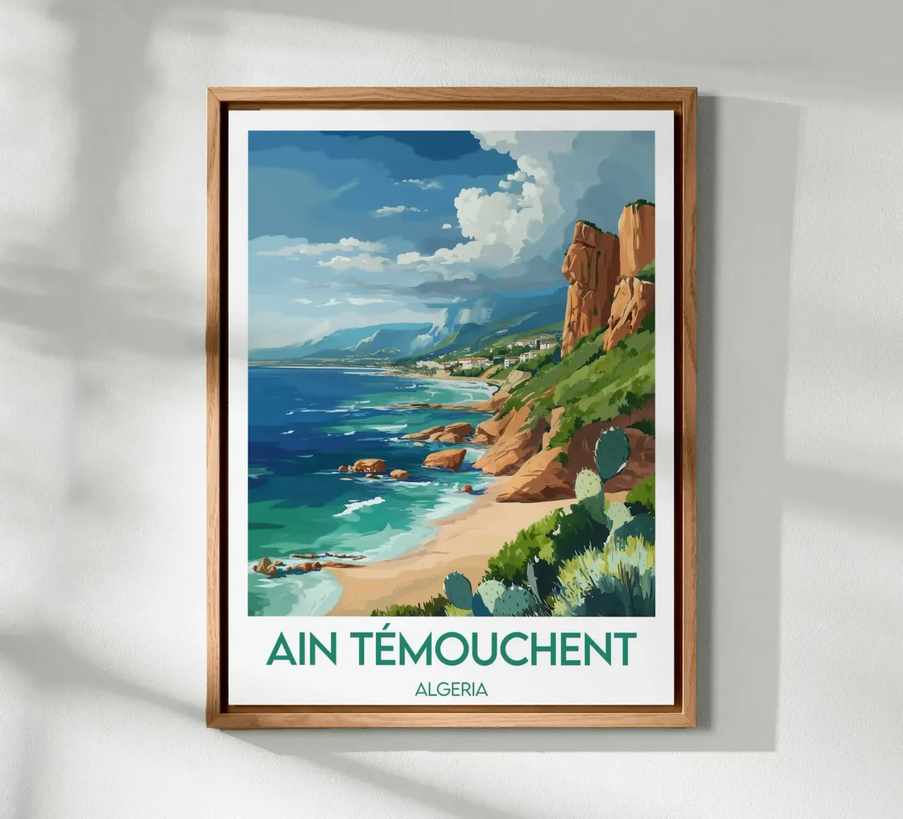 Affiche Ain Témouchent alluminio dibond da Frame the World