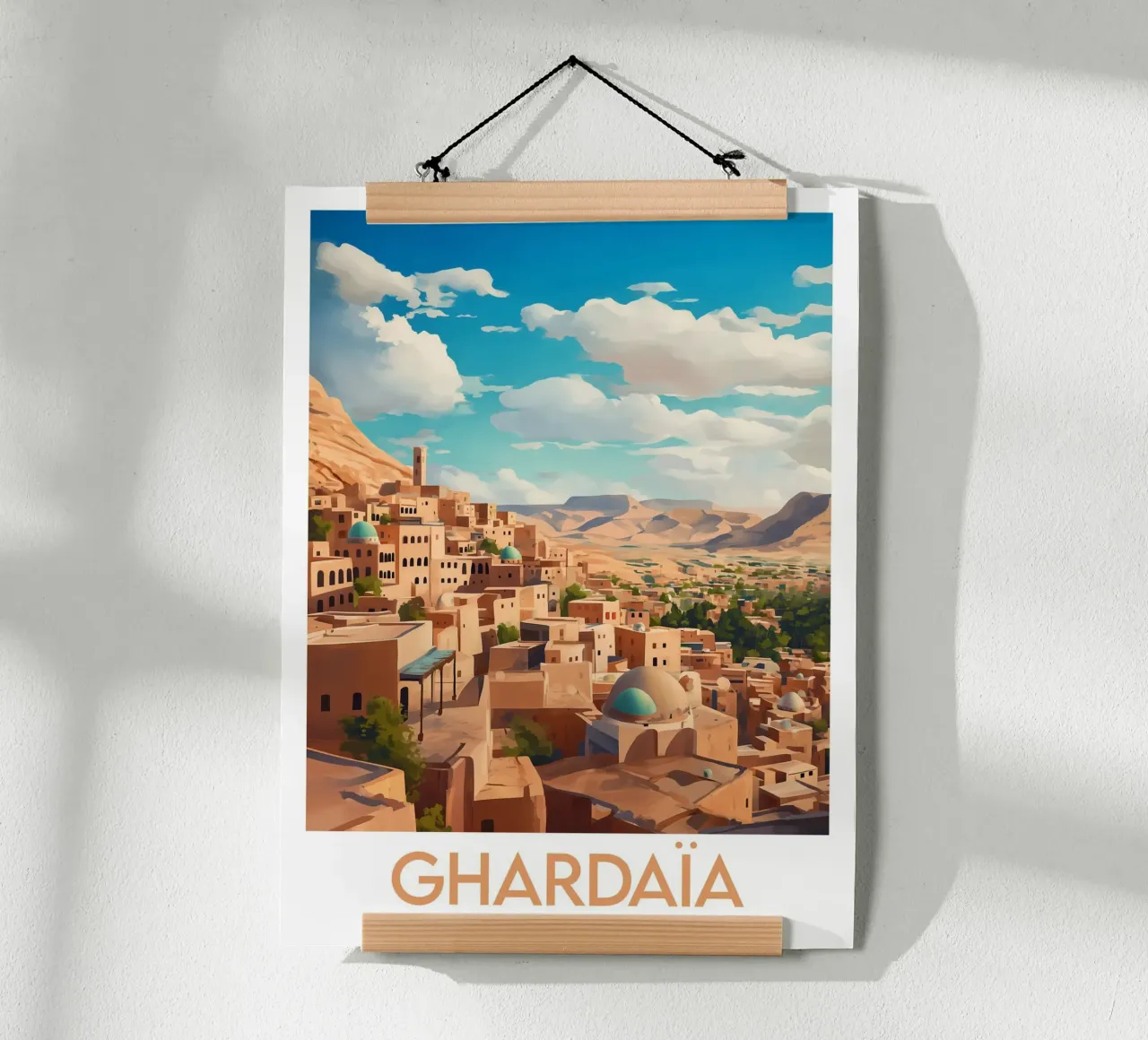 Affiche Ghardaïa poster con telaio in plastica da Frame the World
