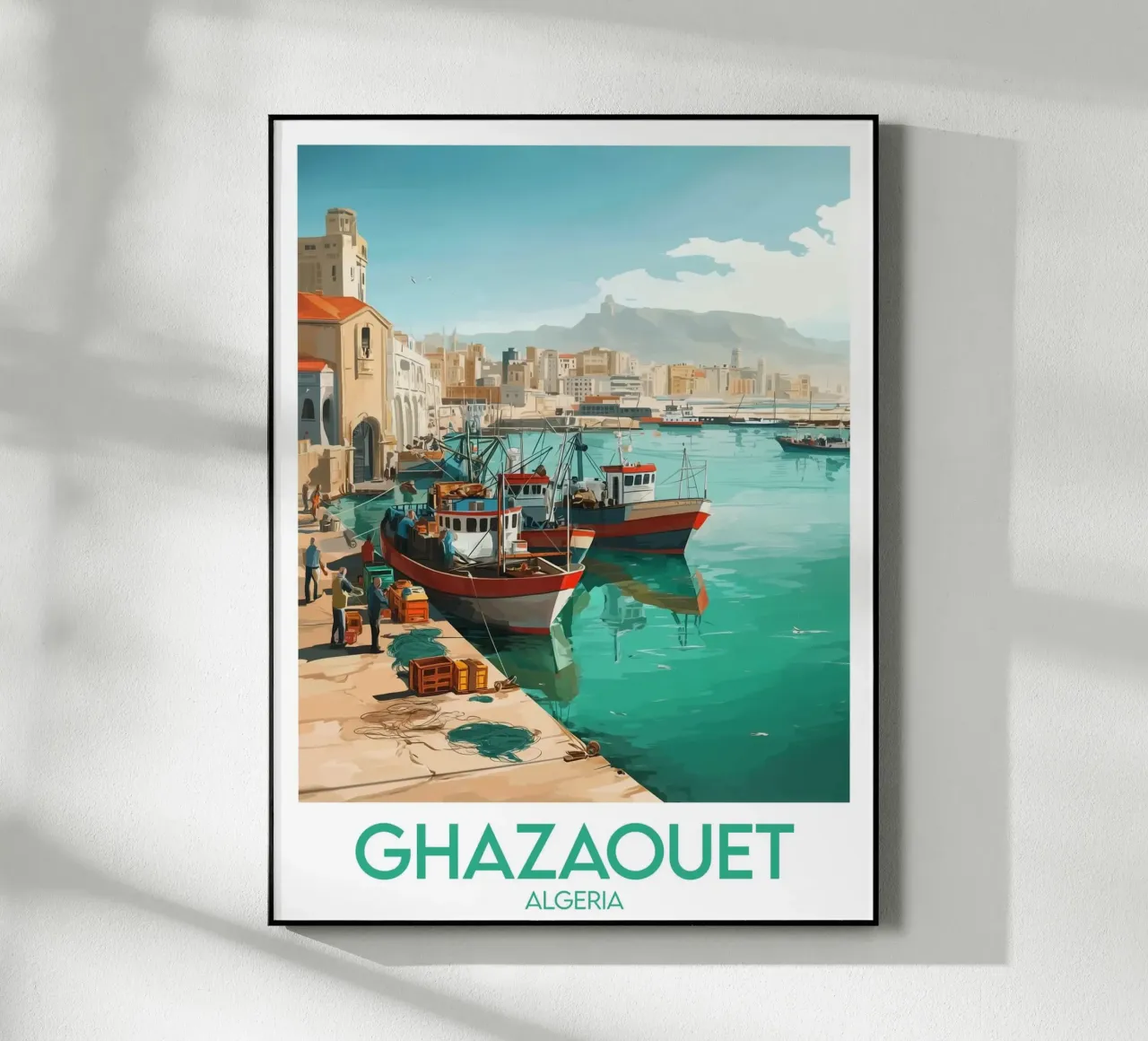 Affiche Ghazaouet plexiglass da Frame the World