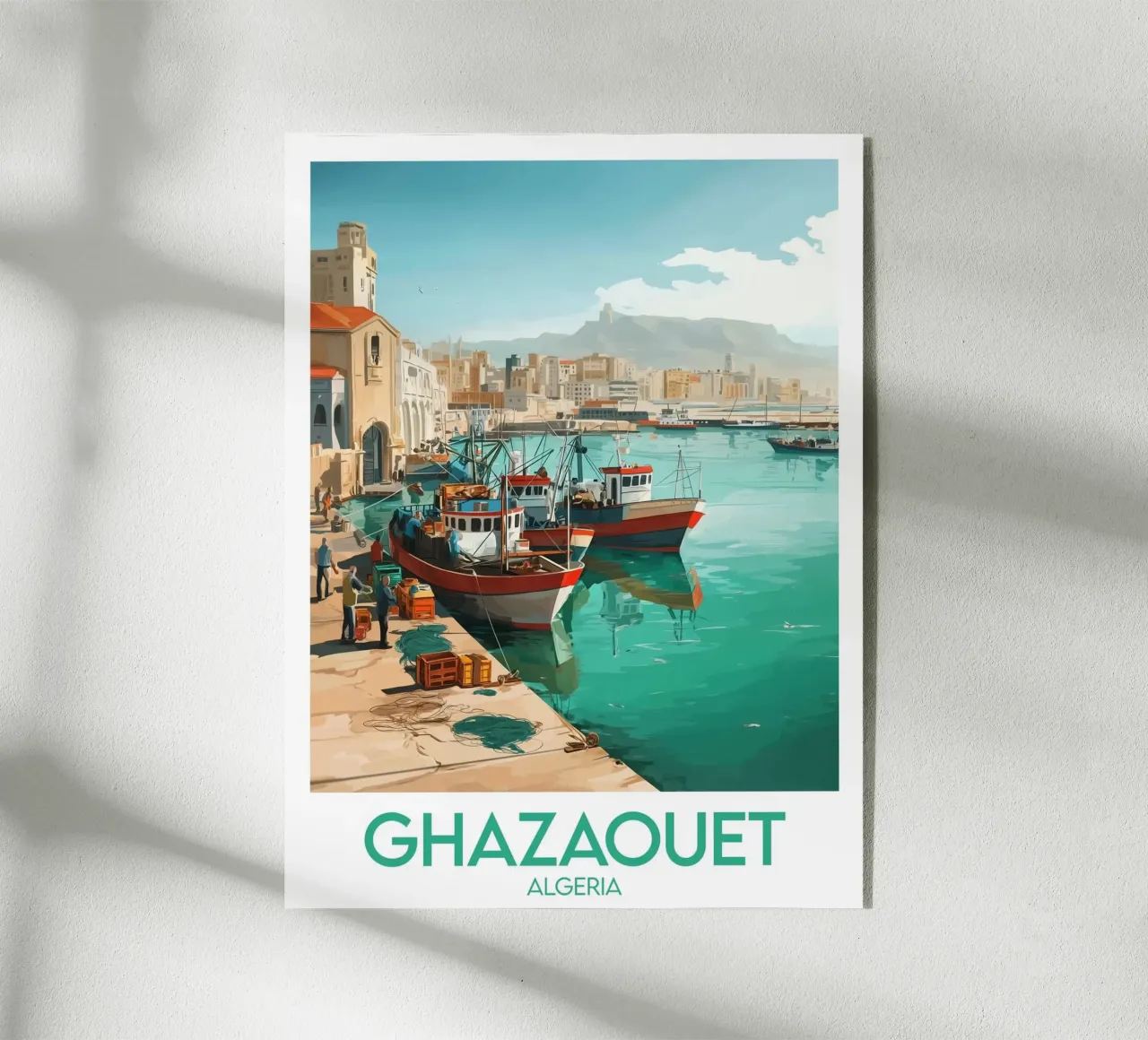 Affiche Ghazaouet plexiglass da Frame the World