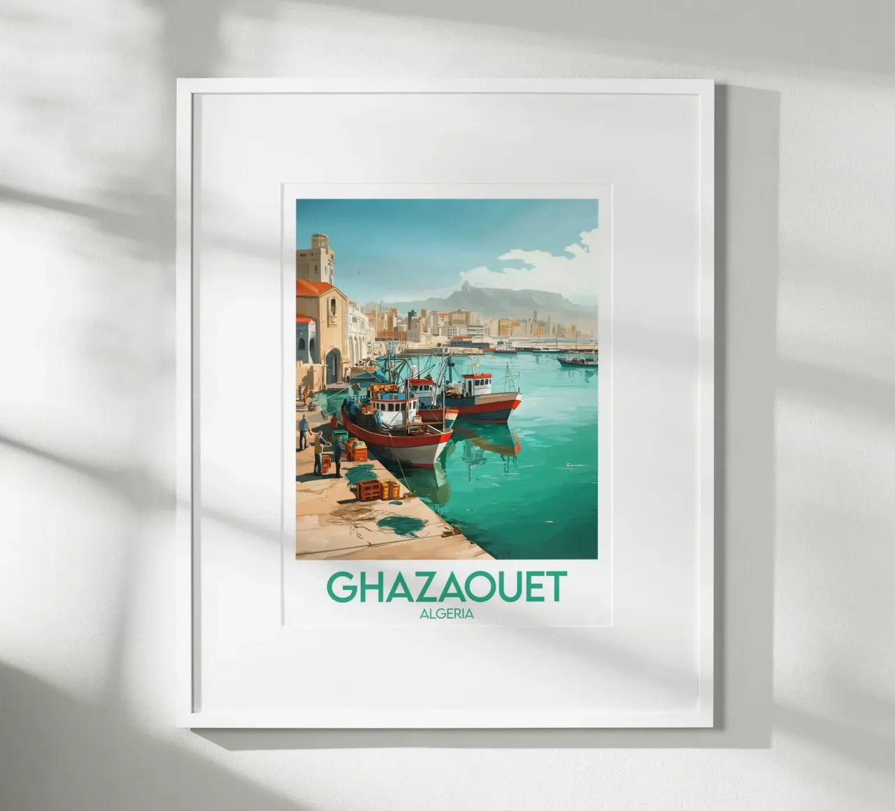 Affiche Ghazaouet carta hahnemühle da Frame the World