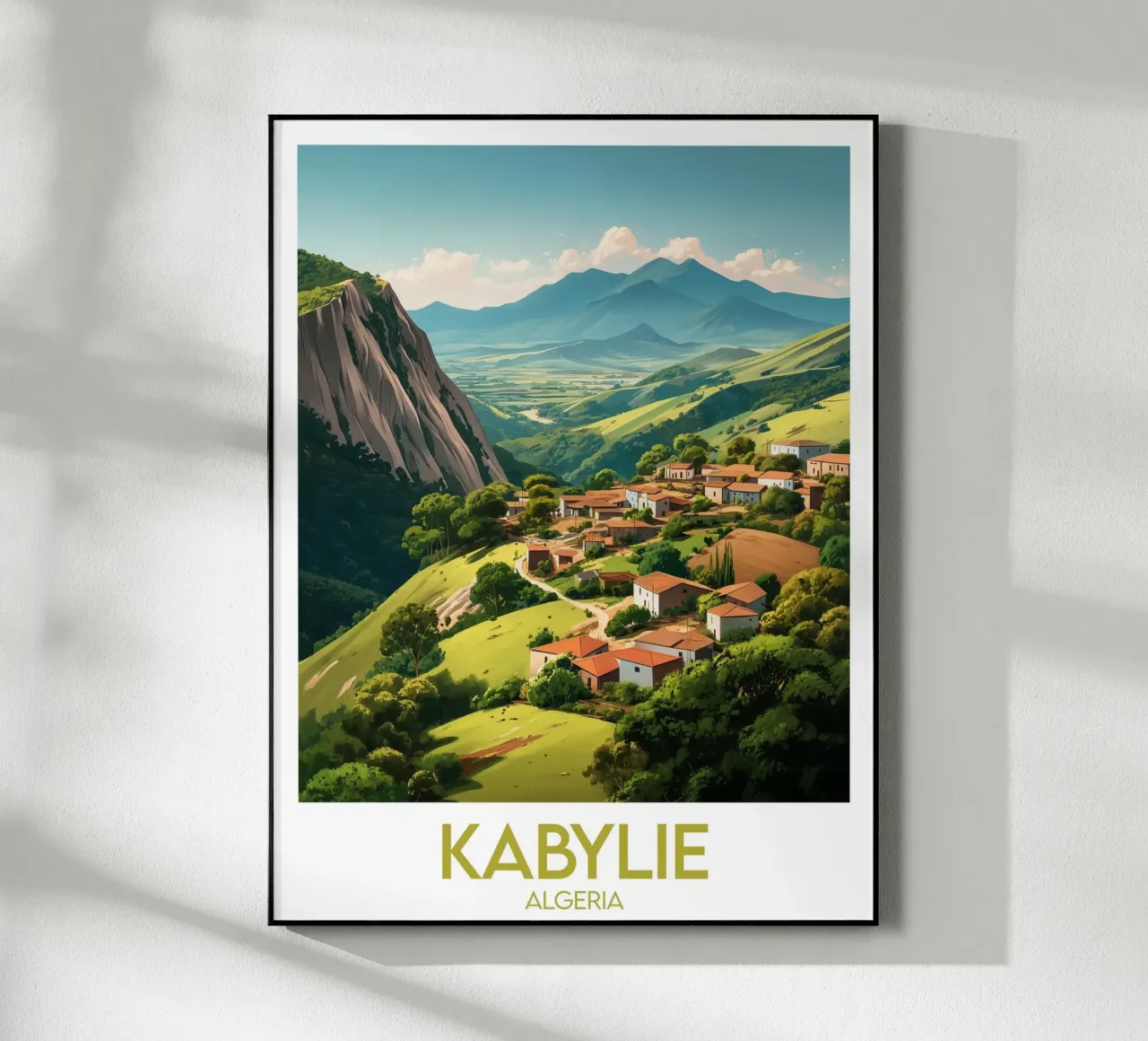Poster Cabilia Algeria plexiglass da Frame the World
