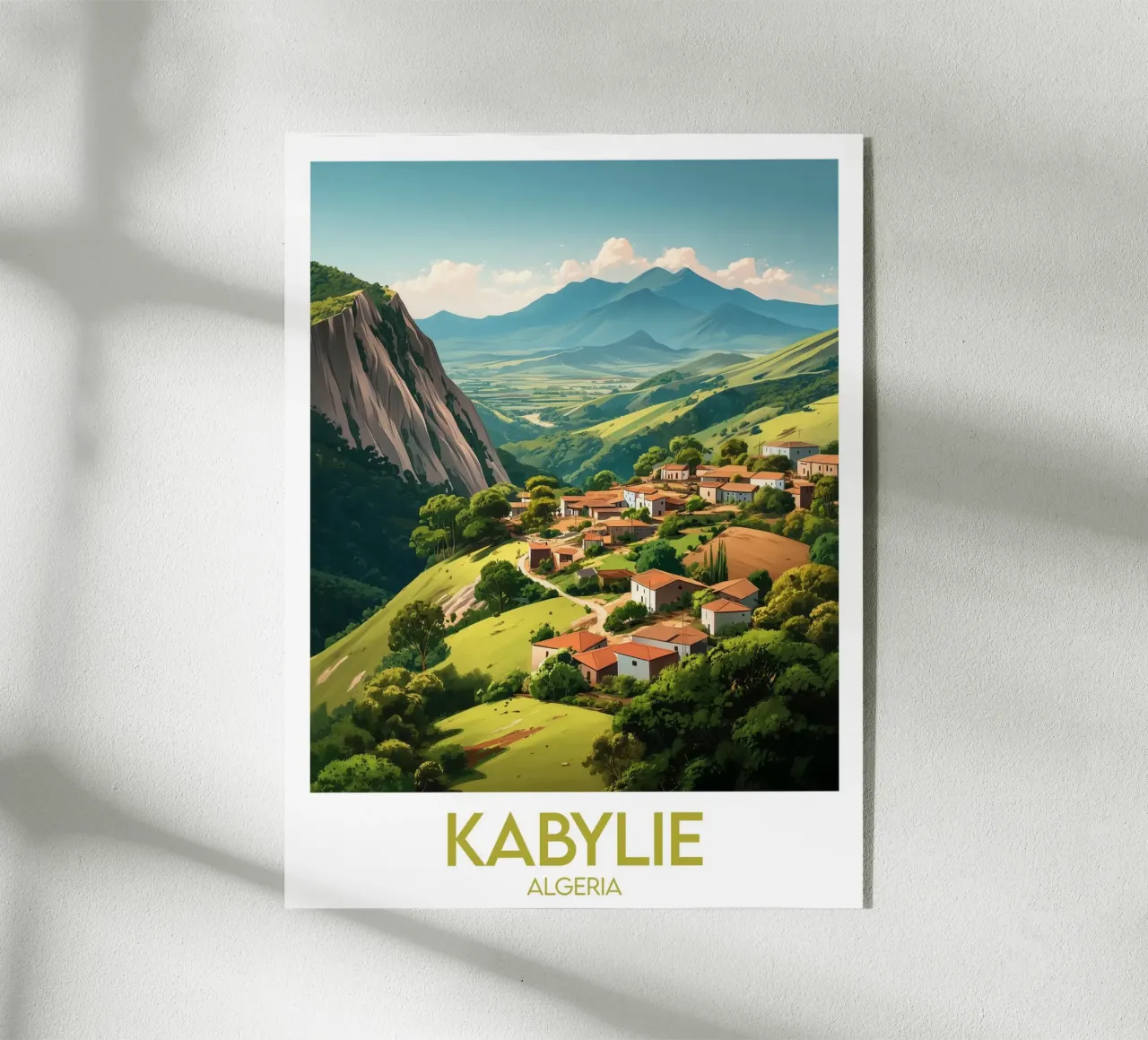 Poster Cabilia Algeria plexiglass da Frame the World
