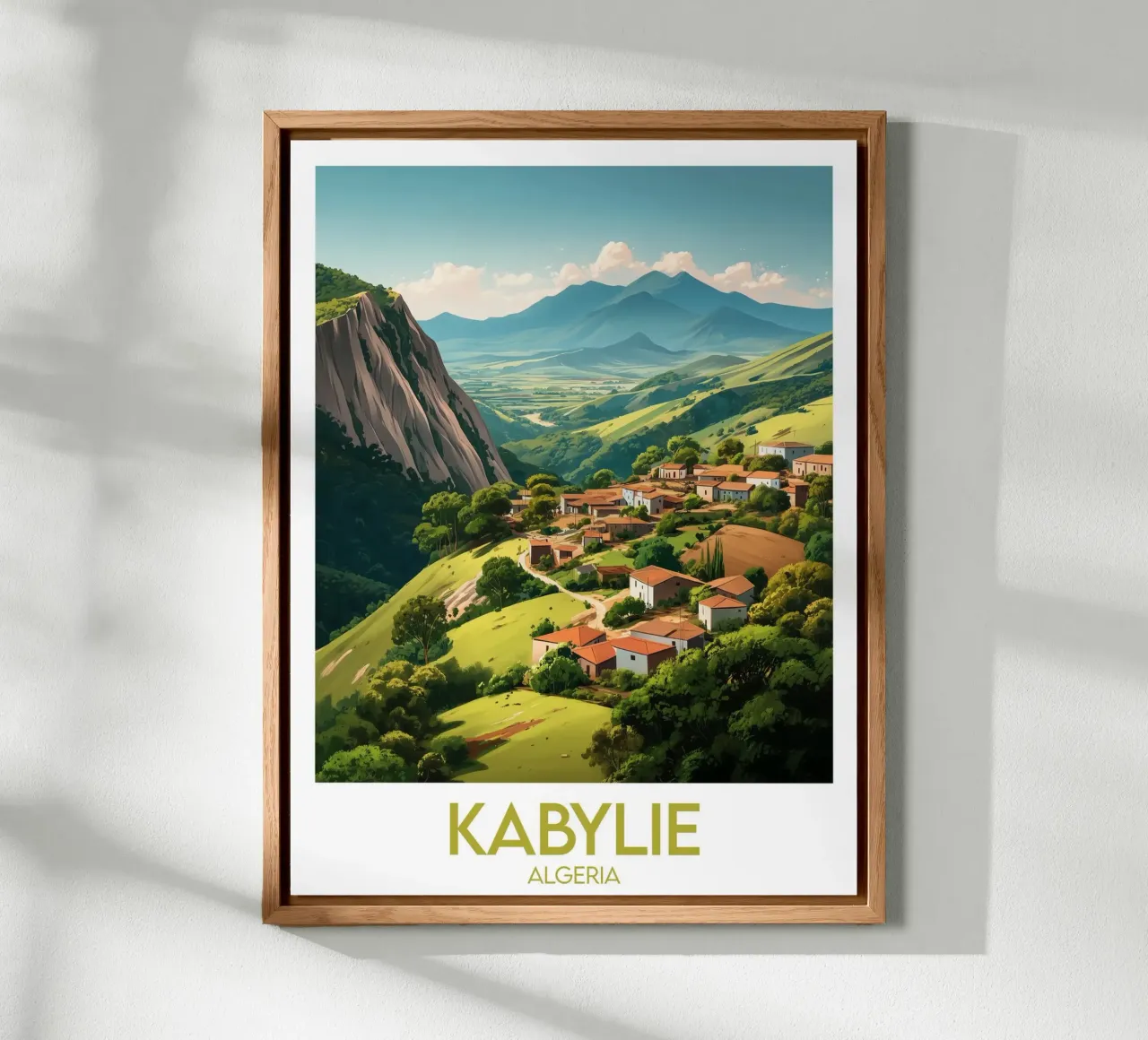 Poster Cabilia Algeria alluminio dibond da Frame the World