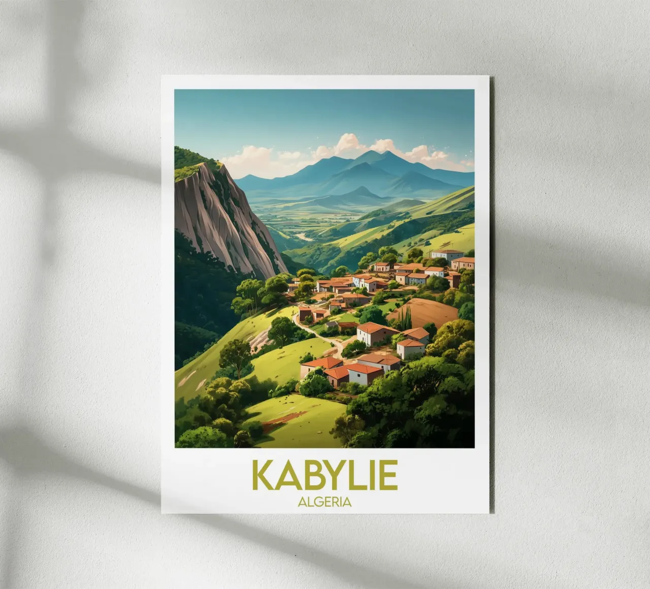 Poster Cabilia Algeria alluminio dibond da Frame the World