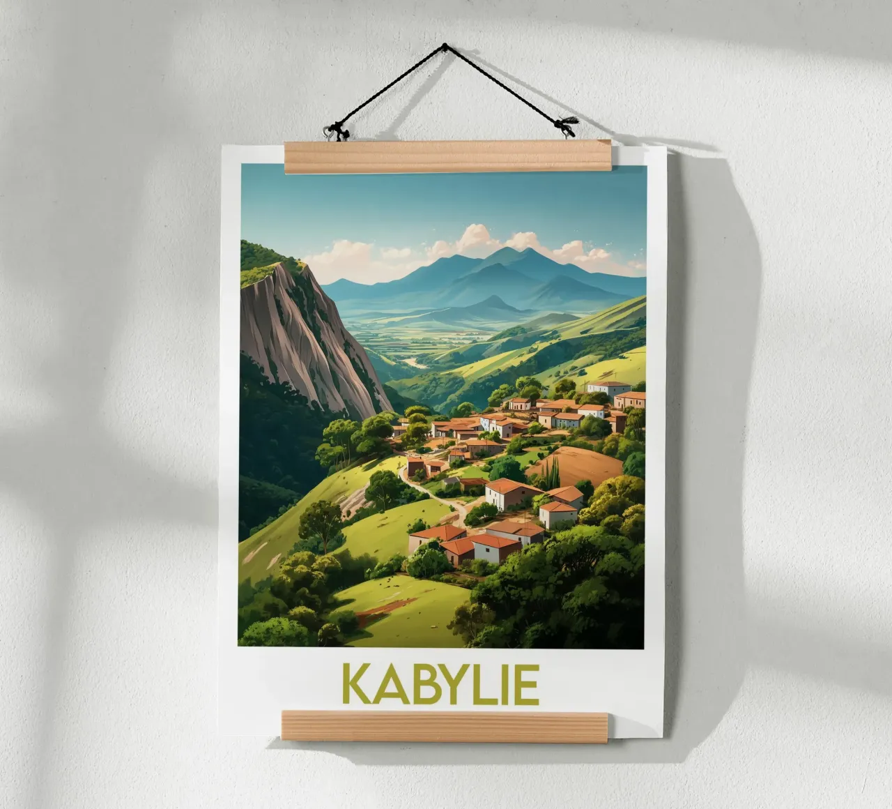Affiche Kabylie poster con telaio in alluminio da Frame the World
