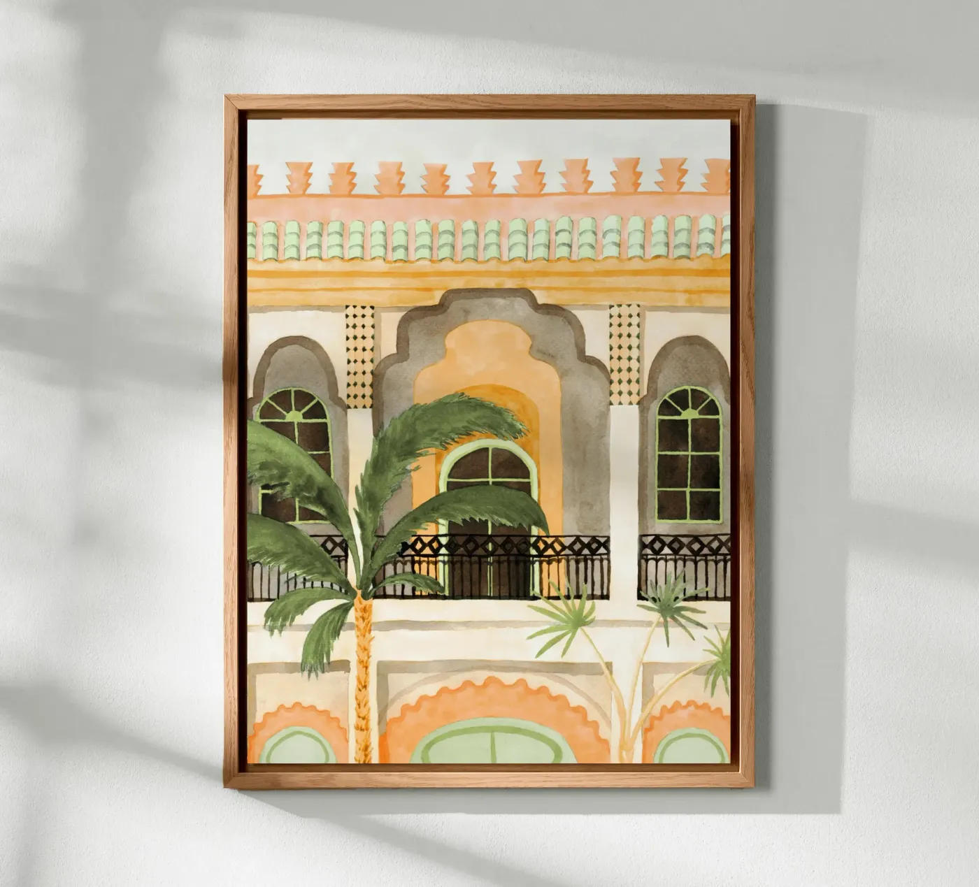 Marrakech Riad pannello forex da Palmartprints