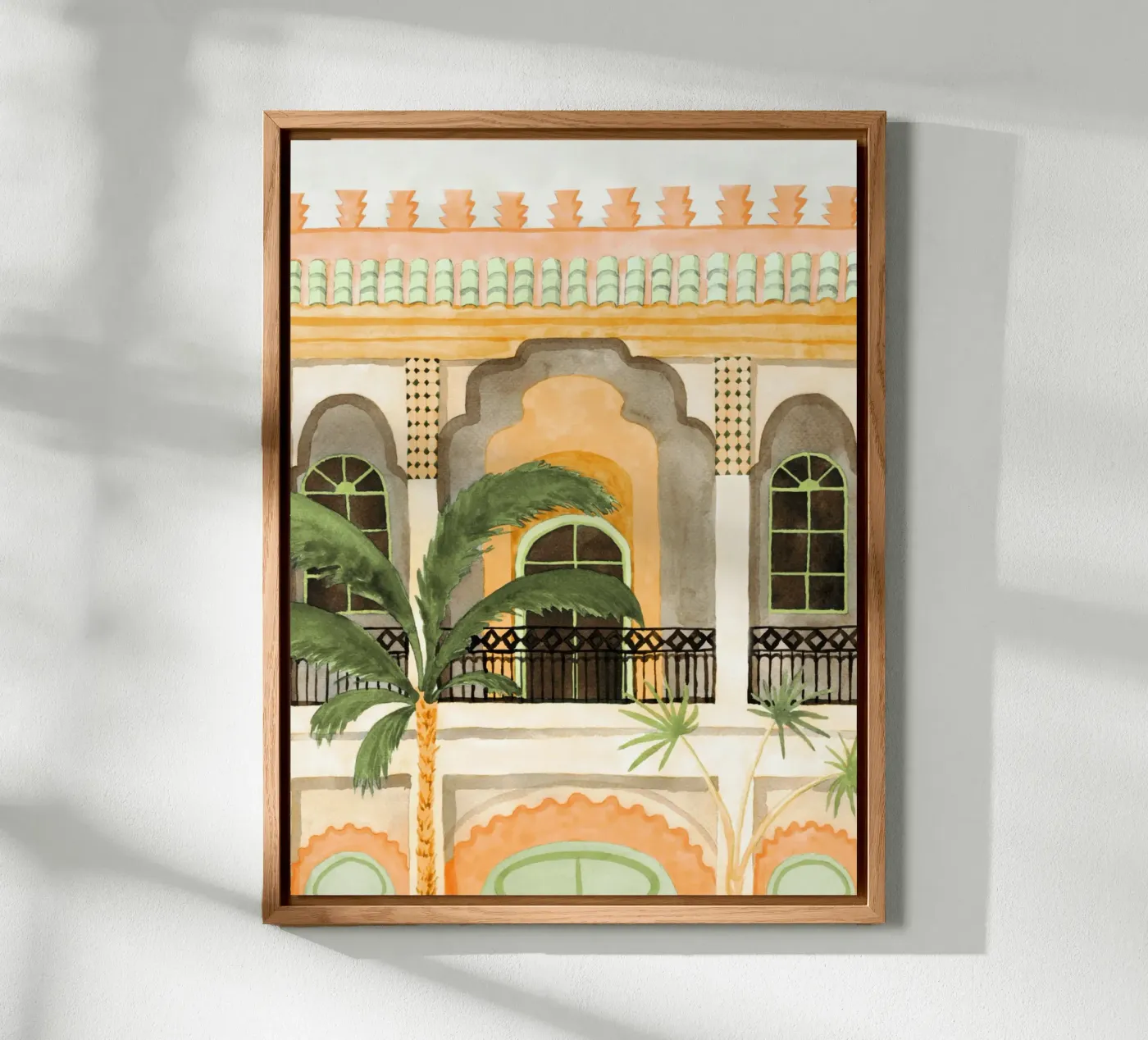 Marrakech Riad pannello forex da Palmartprints