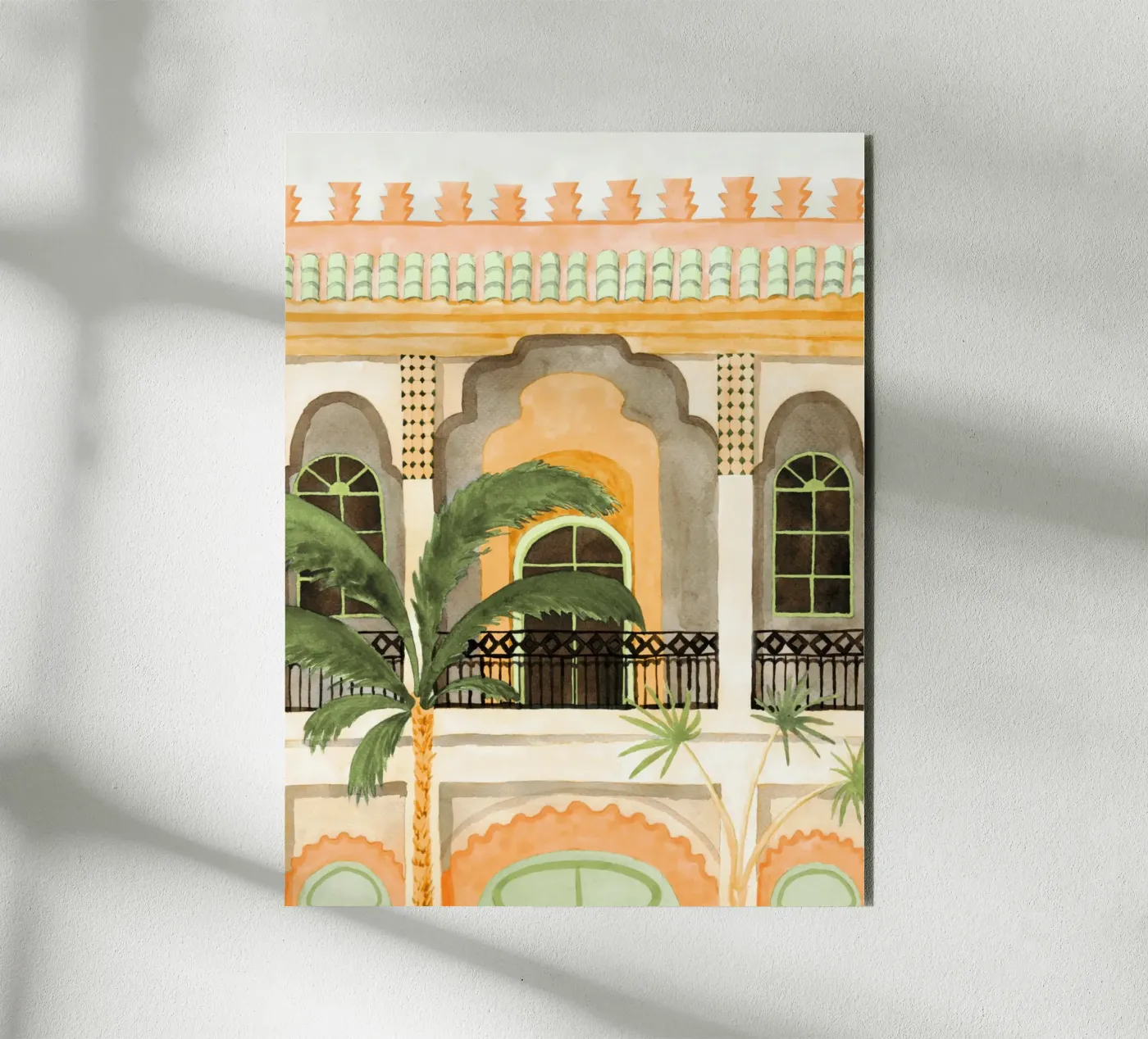 Marrakech Riad pannello forex da Palmartprints