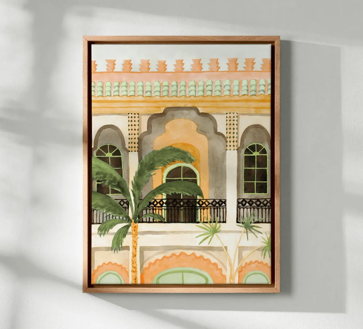 Marrakech Riad tela da Palmartprints